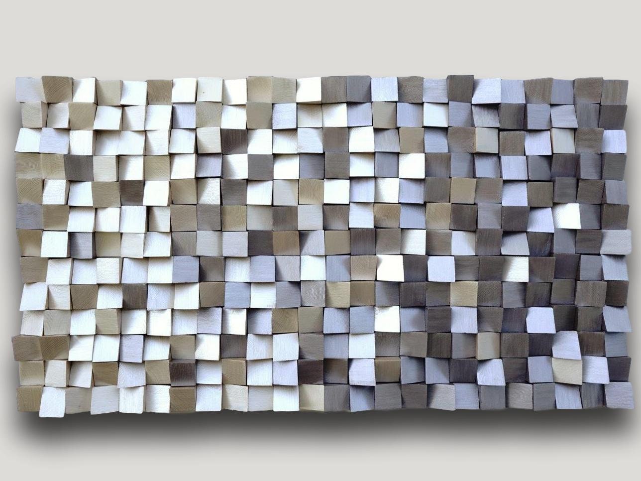 modern wood wall art, 3D wood wall art, modern Gold and Silver Wall Decor, textured wooden wall hanging