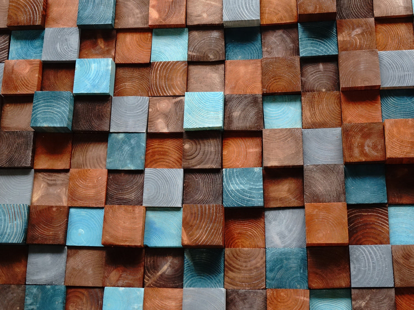 Wooden wall decor, wood wall art, rustic wood mosaic wall art, modern wood art wall hanging for home decor, 3d wooden mosaic