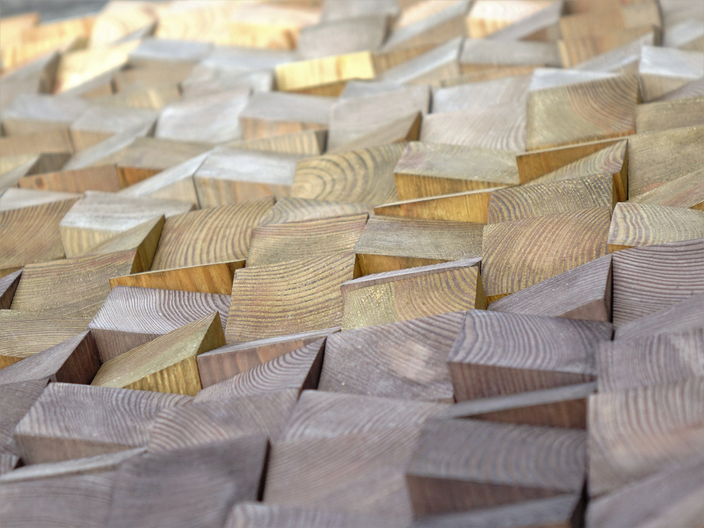 3D wood wall art, mosaic wall hanging,textured wood wall art, wood wall decor grey brown, modern wooden wall art, earth tone wood wall art