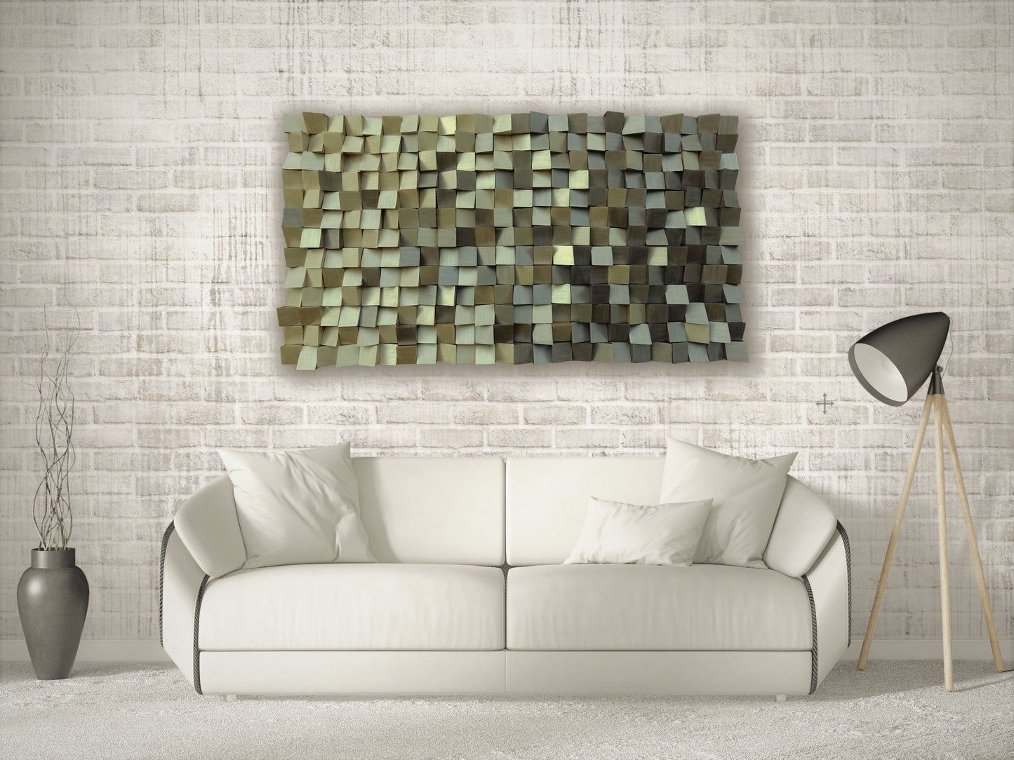 modern wood wall art, 3D wood wall art, modern Gold and Silver Wall Decor, textured wooden wall hanging