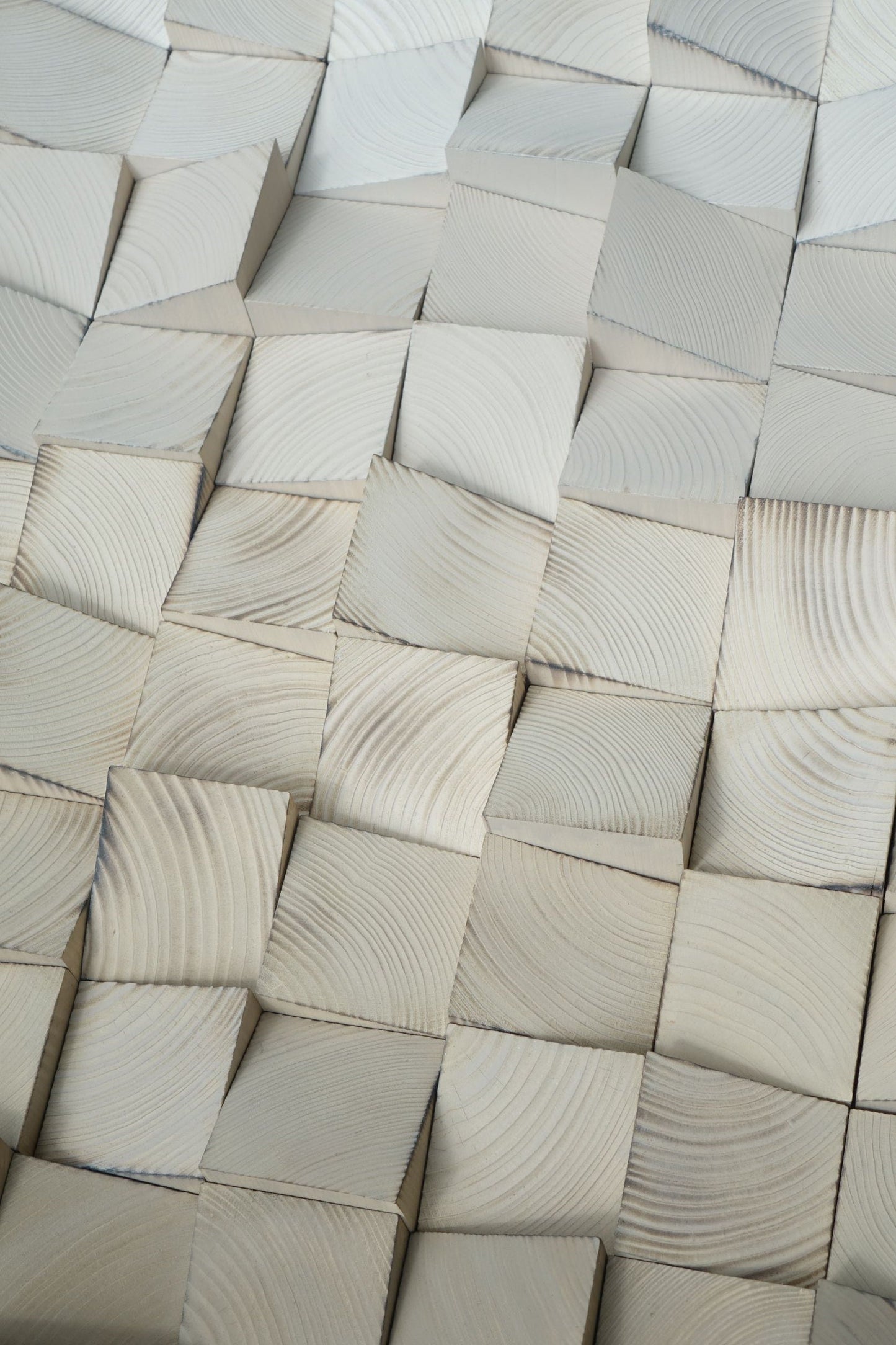 ombre wooden wall art, 3D mosaic, modern abstract wood wall art, wood wall art, grey and beige wall art, rustic, wood wall decor