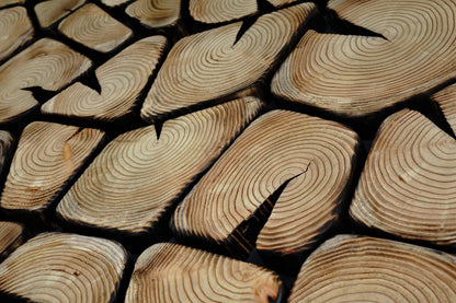 Texture tree stump wall decor, burn wood wall art large, charred wood wall art, office wood wall art, mosaic wooden wall panel uk