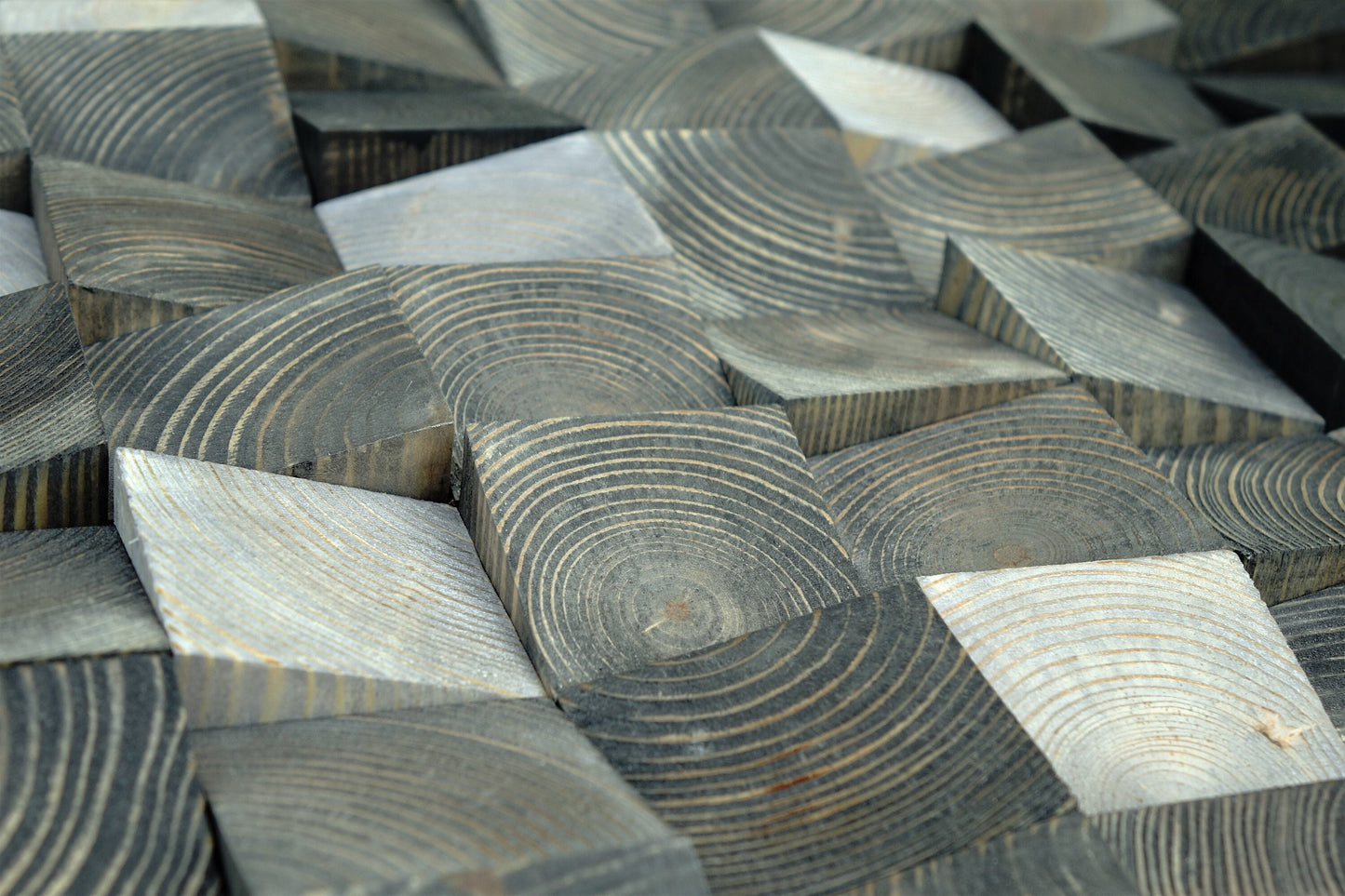 Wood block 3d wall art, hues of grey wood wall decor, wooden wall art modern uk, grey wooden wall hanging